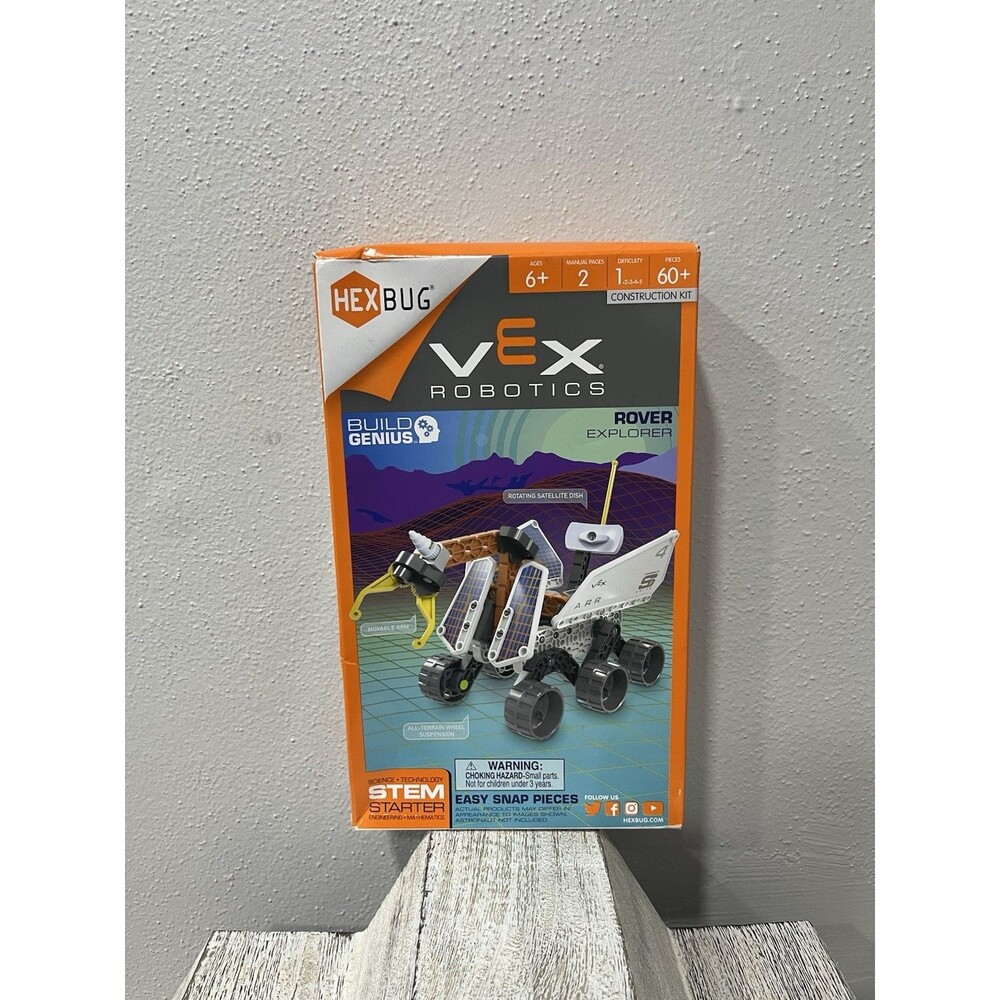 HEXBUG VEX Robotics Build Genius Rover Explorer STEM Construction Kit NEW